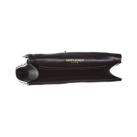 Saint Laurent Small Matelasse Leather Envelope Wallet - Picture 3 of 4